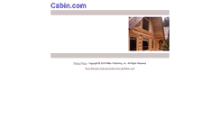 Desktop Screenshot of cabin.com